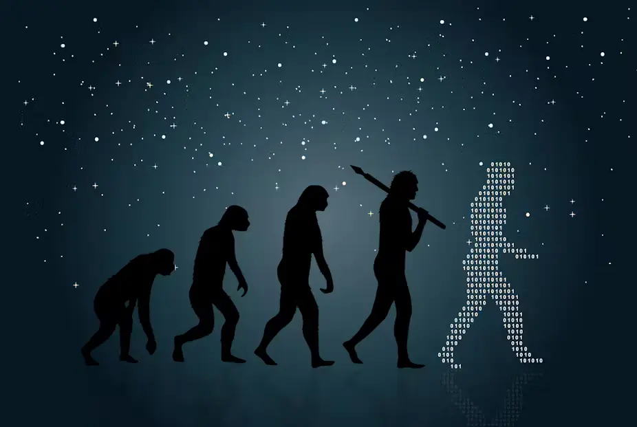 انسان بر روی زمین تکامل نیافته است