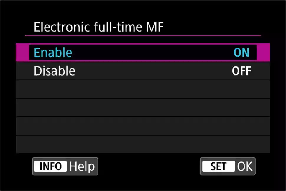 تفاوت های فوکوس دستی