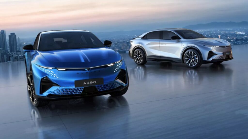 رونمایی آلپاین از فست‌بک الکتریکی A390